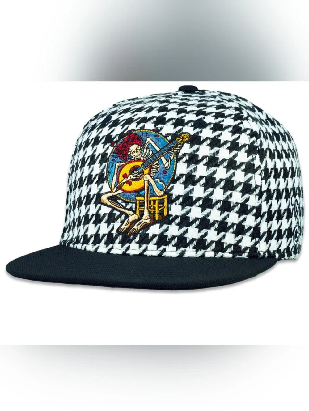 🌹 Stanley Mouse Easy Rider Houndstooth Snapback Hat🌹